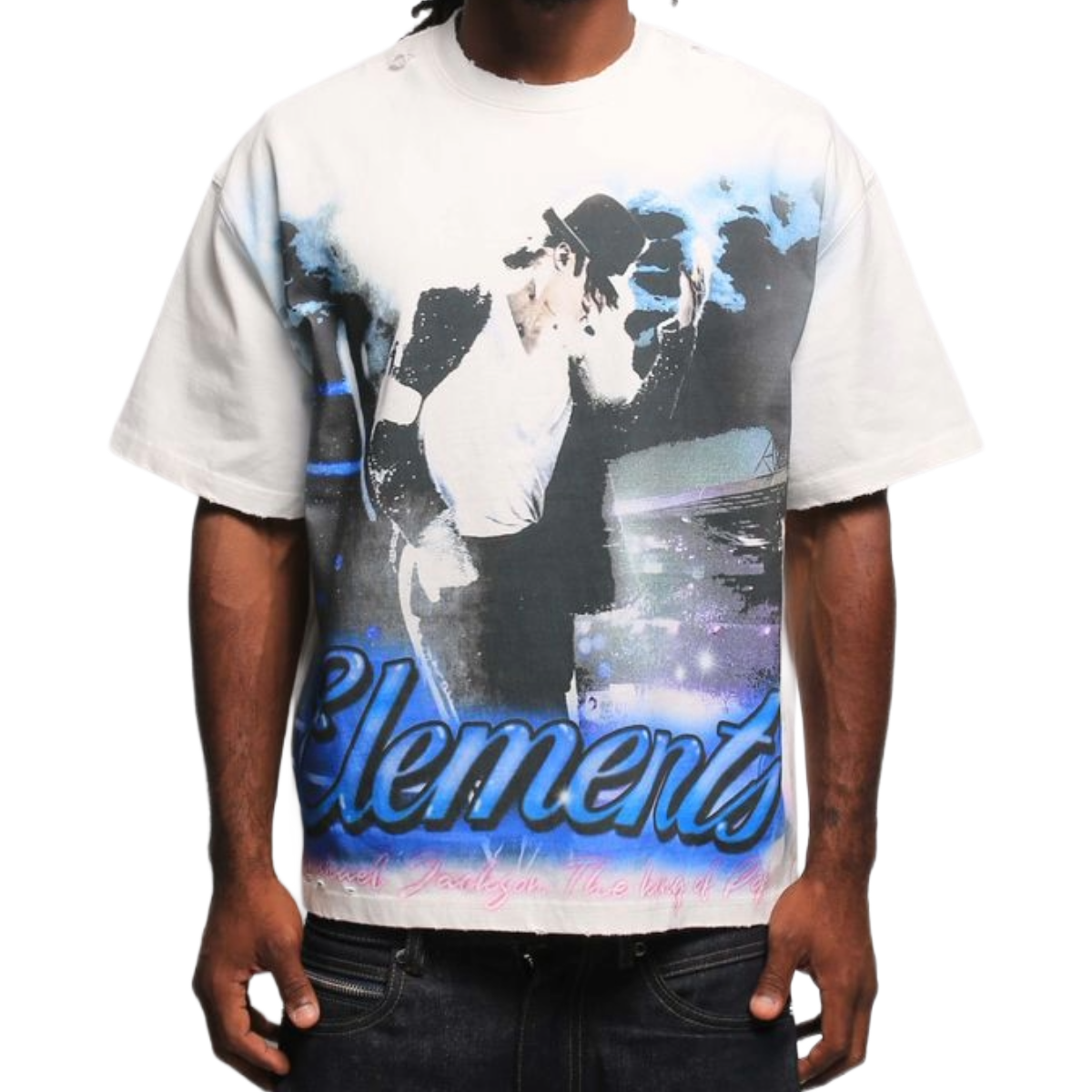 EOA 'BILLIE JEAN' SS TEE (WHT)