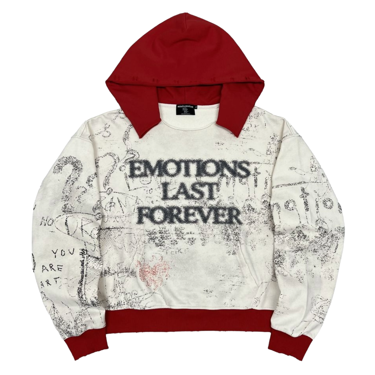 ME 'LAST FOREVER' HOODIE (RED)