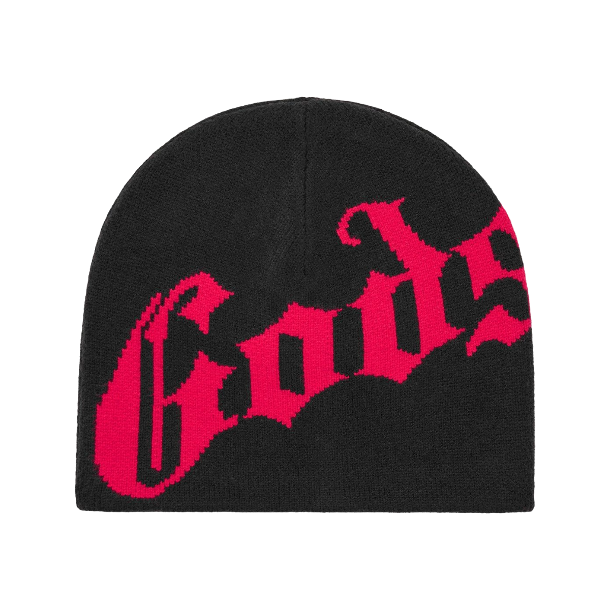 GODSPEED 'OG' LOGO BEANIE (BLK/RED)
