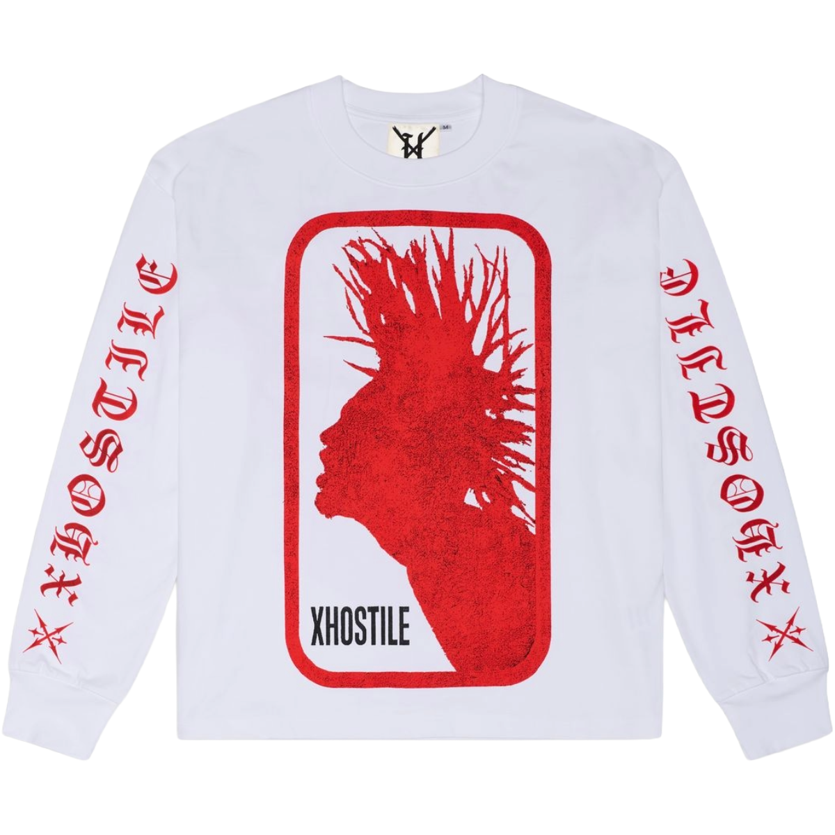 XHOSTILE 'RENEGADE' LS TEE (WHT)