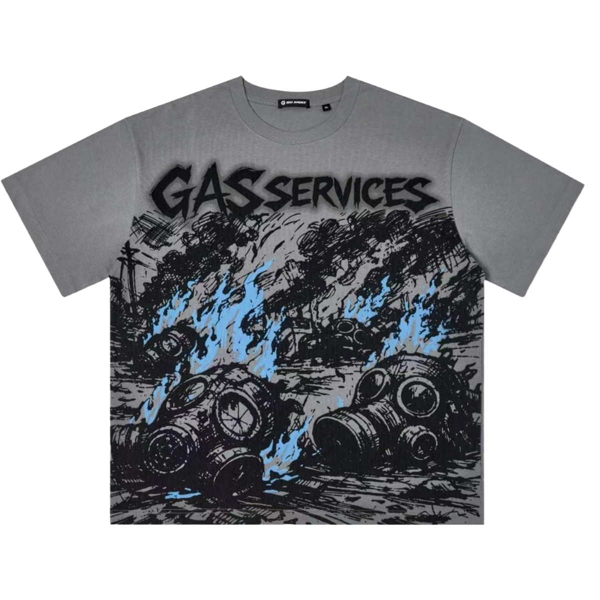 GS 'WASTELAND' SS TEE (GRY)