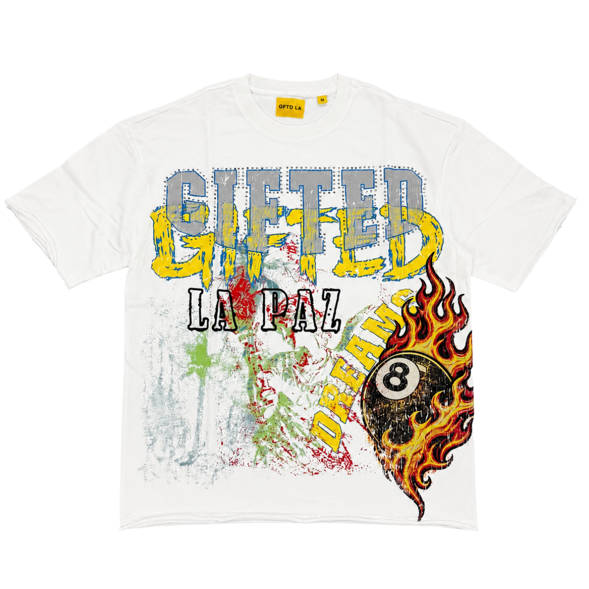 GFTD 'DREAMS' FRENCH TERRY SS TEE (WHT)