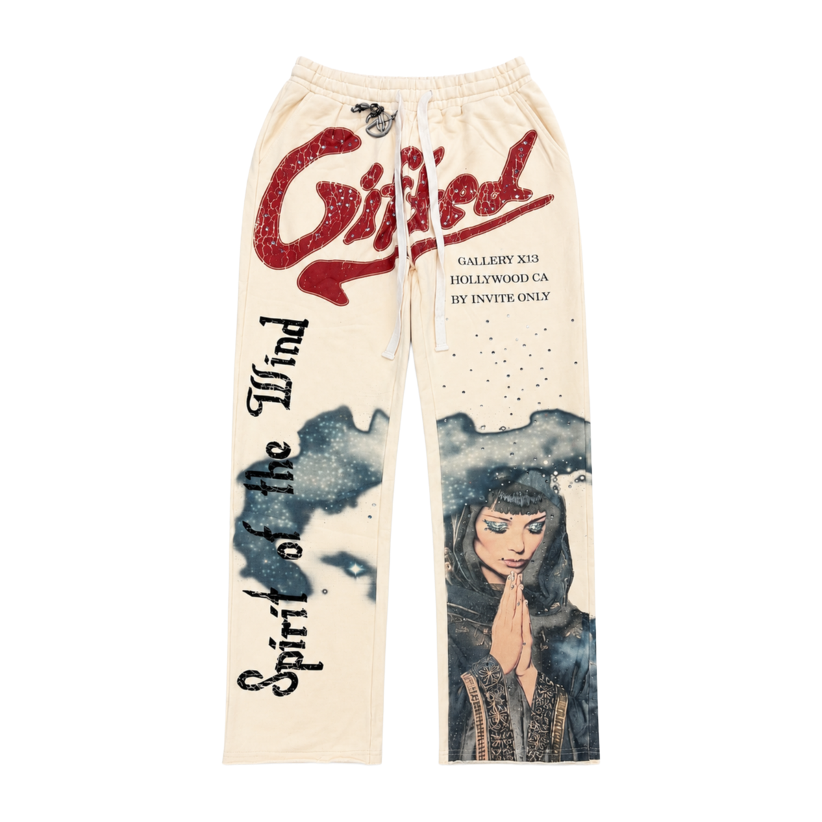 GFTD 'SPIRIT' SWEATPANTS (CRM)