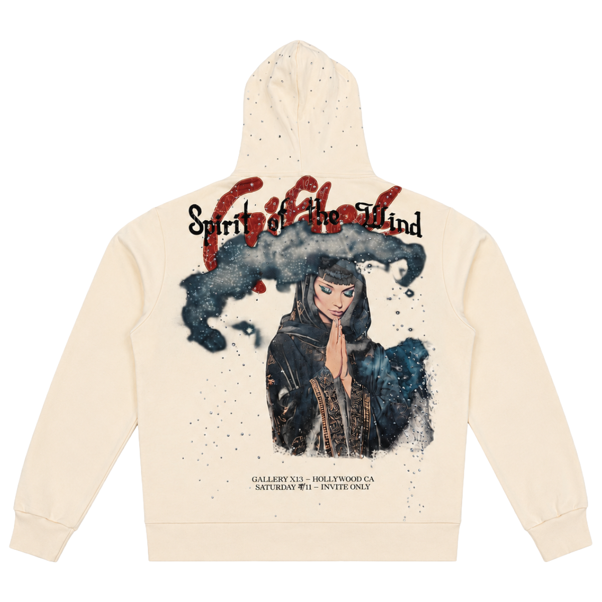 GFTD 'SPIRIT' HOODIE (CRM)