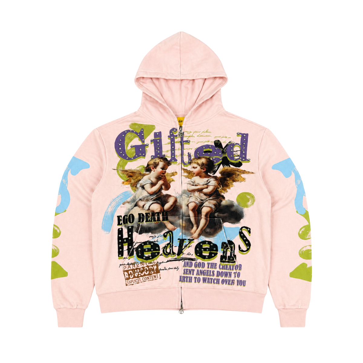 GFTD 'EGO DEATH' HOODIE (PNK)