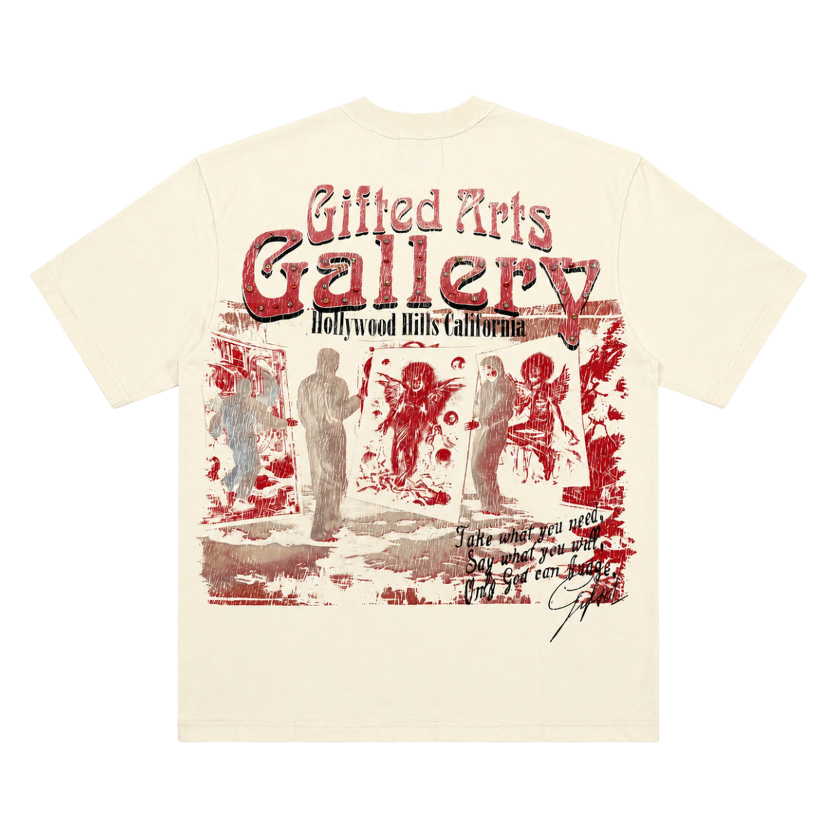 GFTD 'ARTS' SS TEE (CRM)