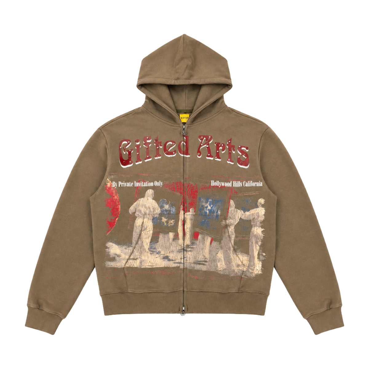 GFTD 'ARTS' HOODIE (BRWN)