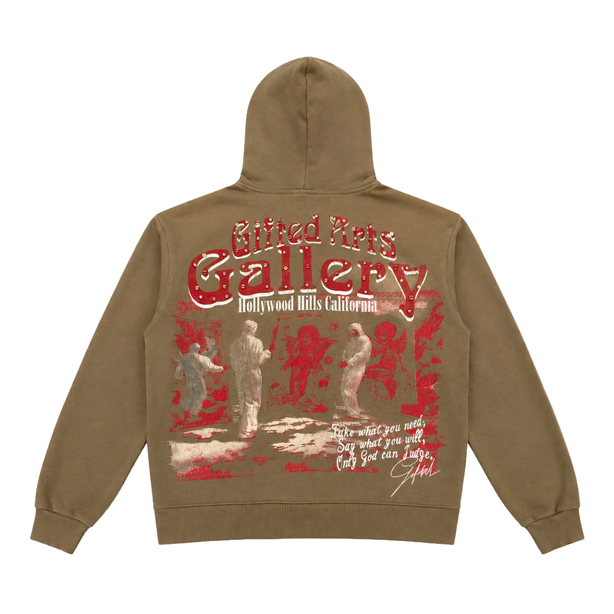 GFTD 'ARTS' HOODIE (BRWN)