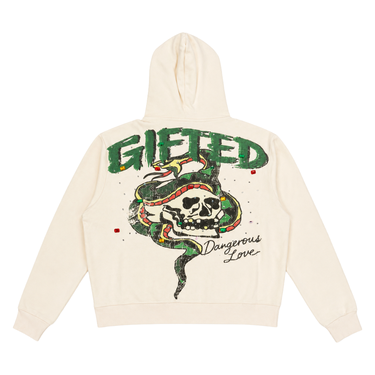 GFTD 'DANGEROUS LOVE' HOODIE (CRM)