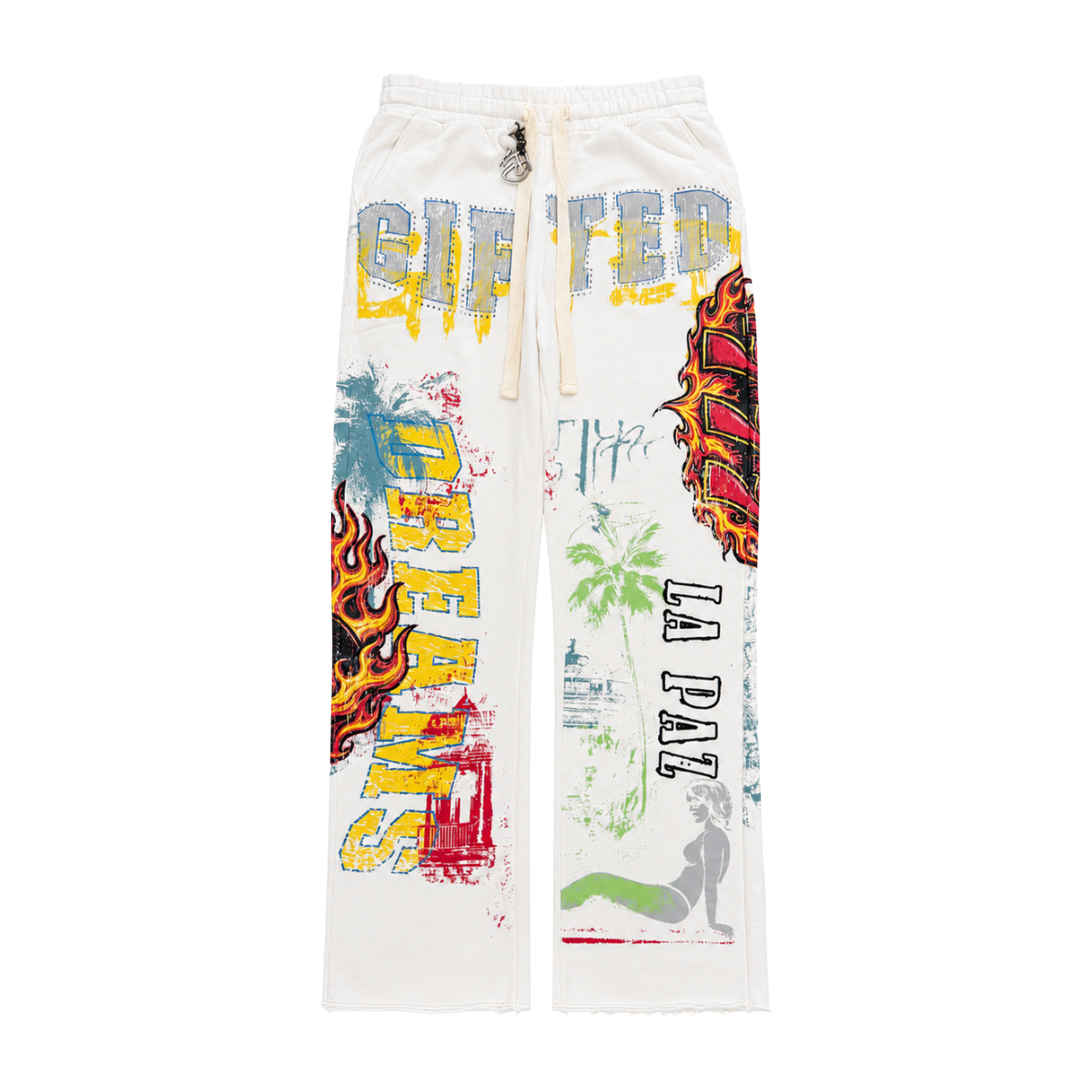 GFTD 'DREAMS' SWEATPANTS (WHT)