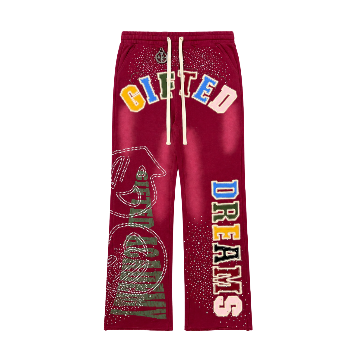GFTD 'ACADEMY' SWEATPANTS (RED)