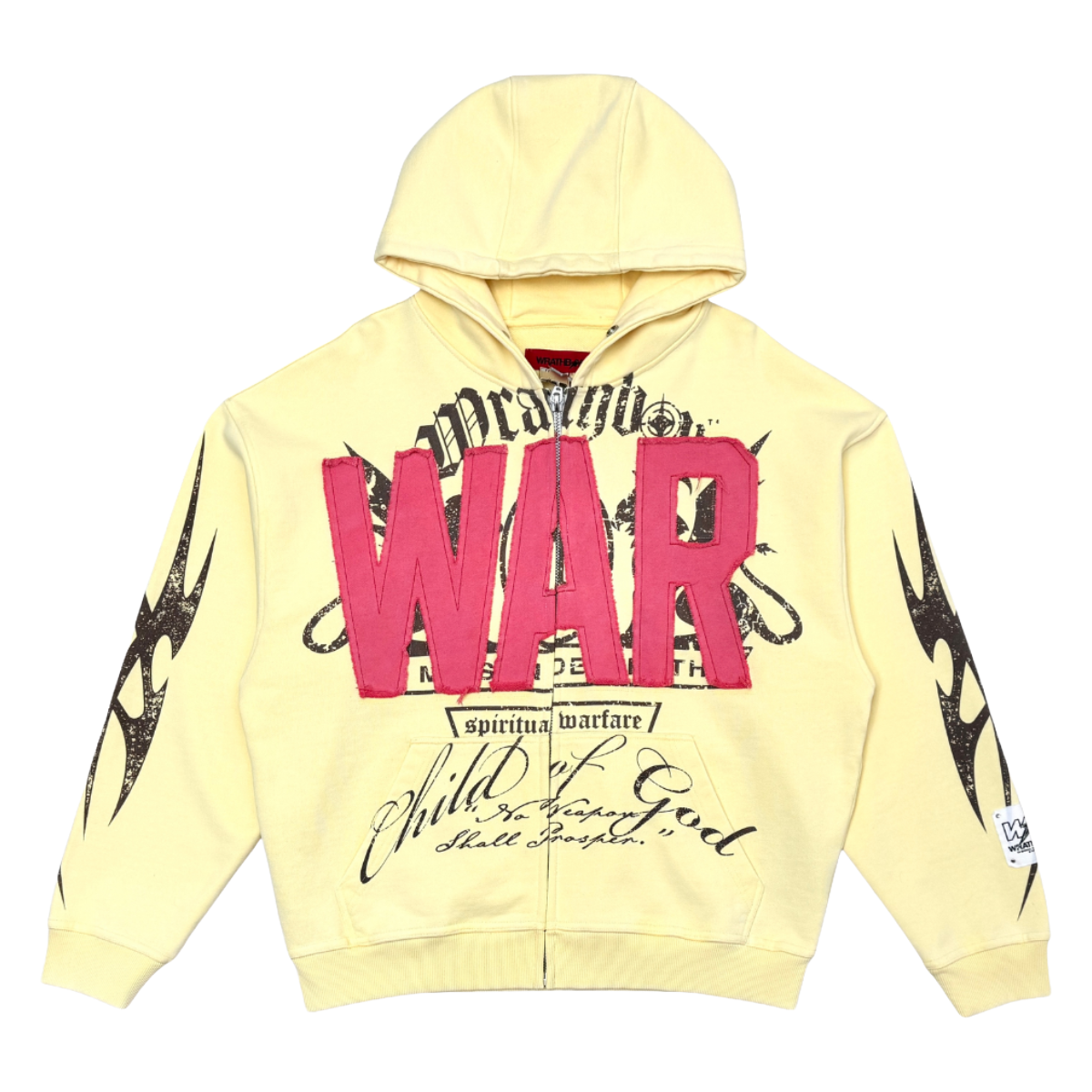 WR 'HARD TO KILL HOODIE' (LT YLW)
