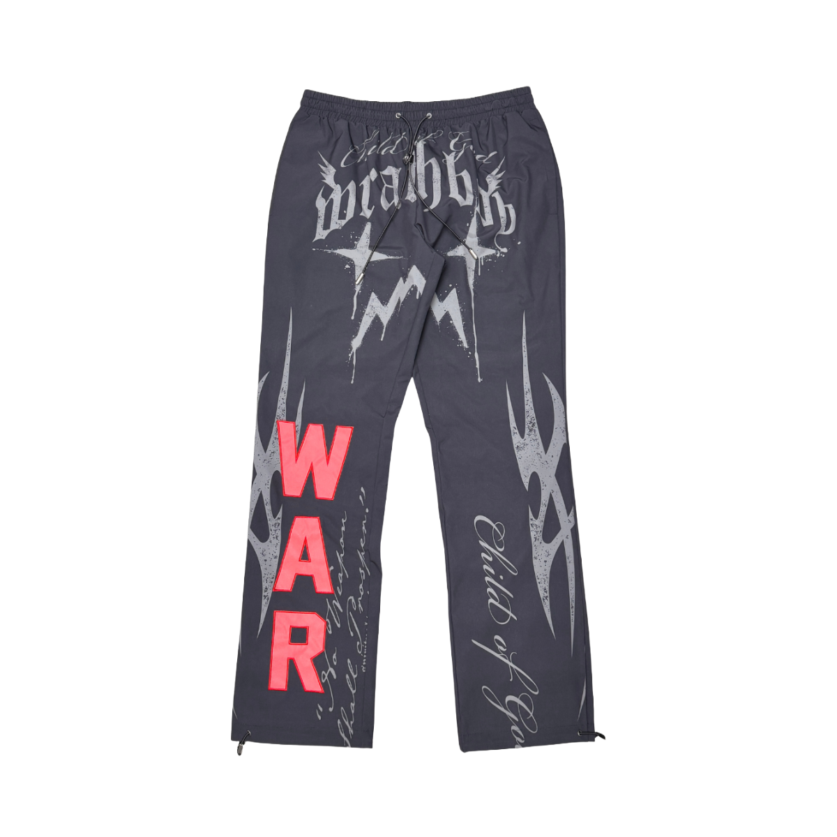 WR 'CHILD OF GOD' SWEATPANTS (BLK/RED)