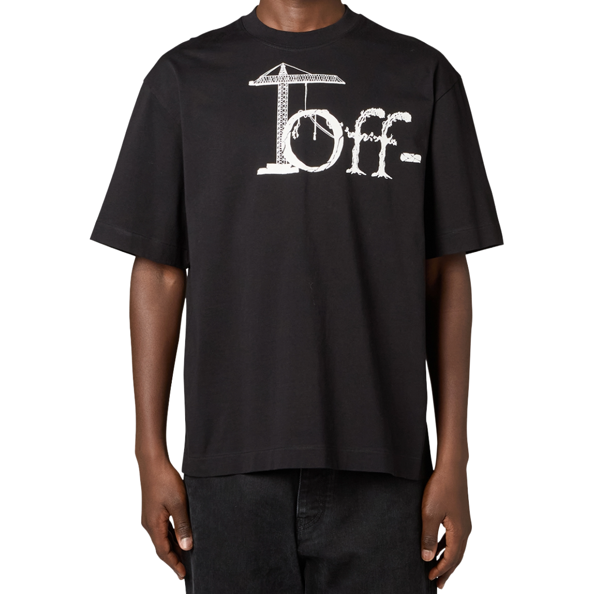 OFF-WHITE 'SHARED LOGO' SS TEE (BLK)
