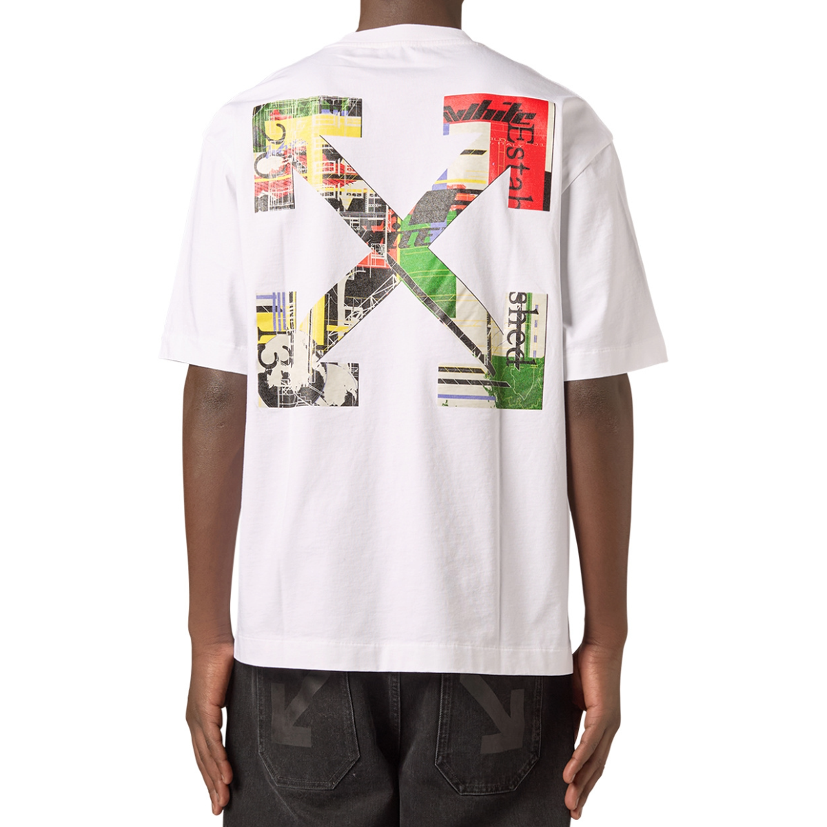 OFF-WHITE 'INDUSTRIAL ARROW' SS TEE (WHT)
