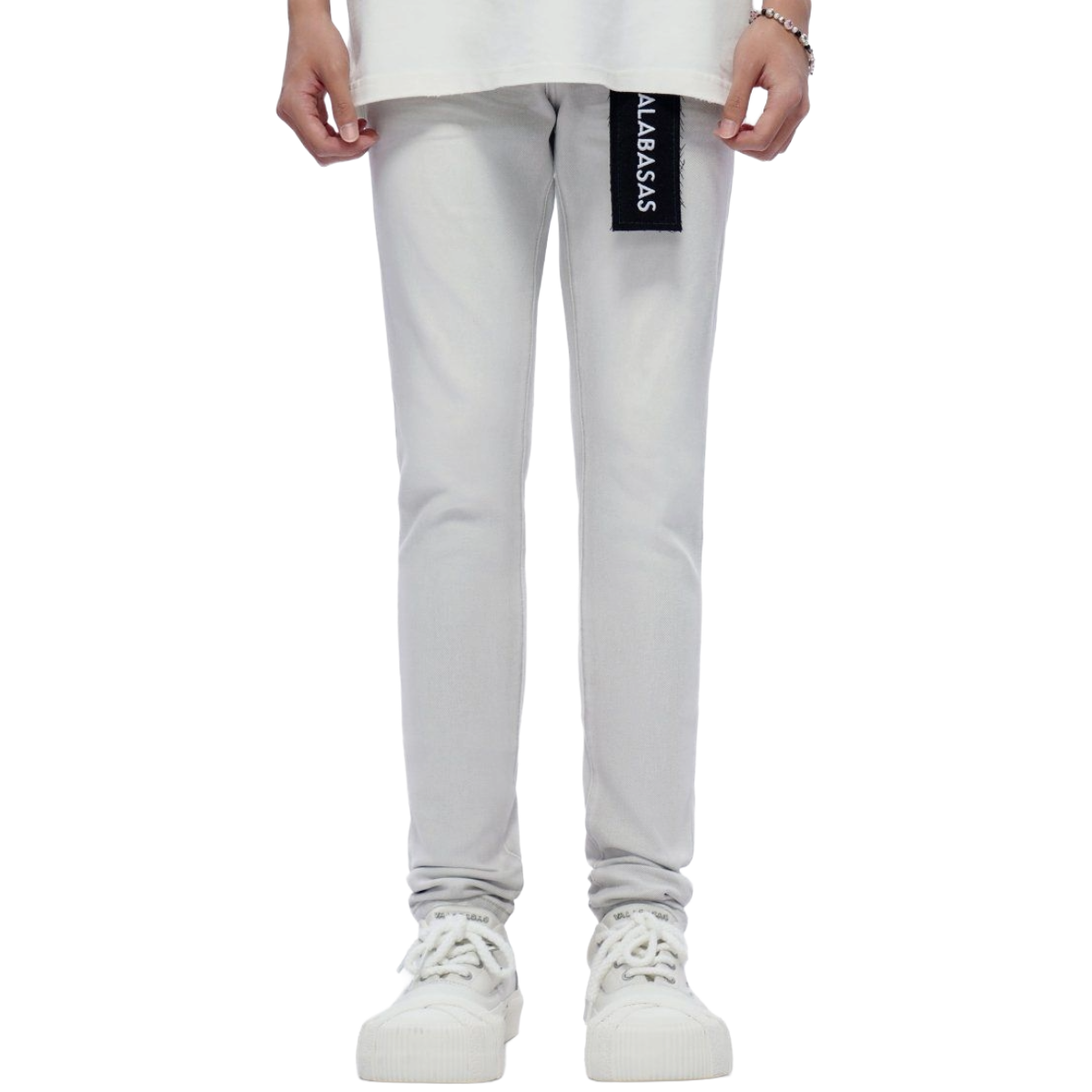 VALABASAS 'MR.FLEX' SKINNY DENIM (SNW GRY)