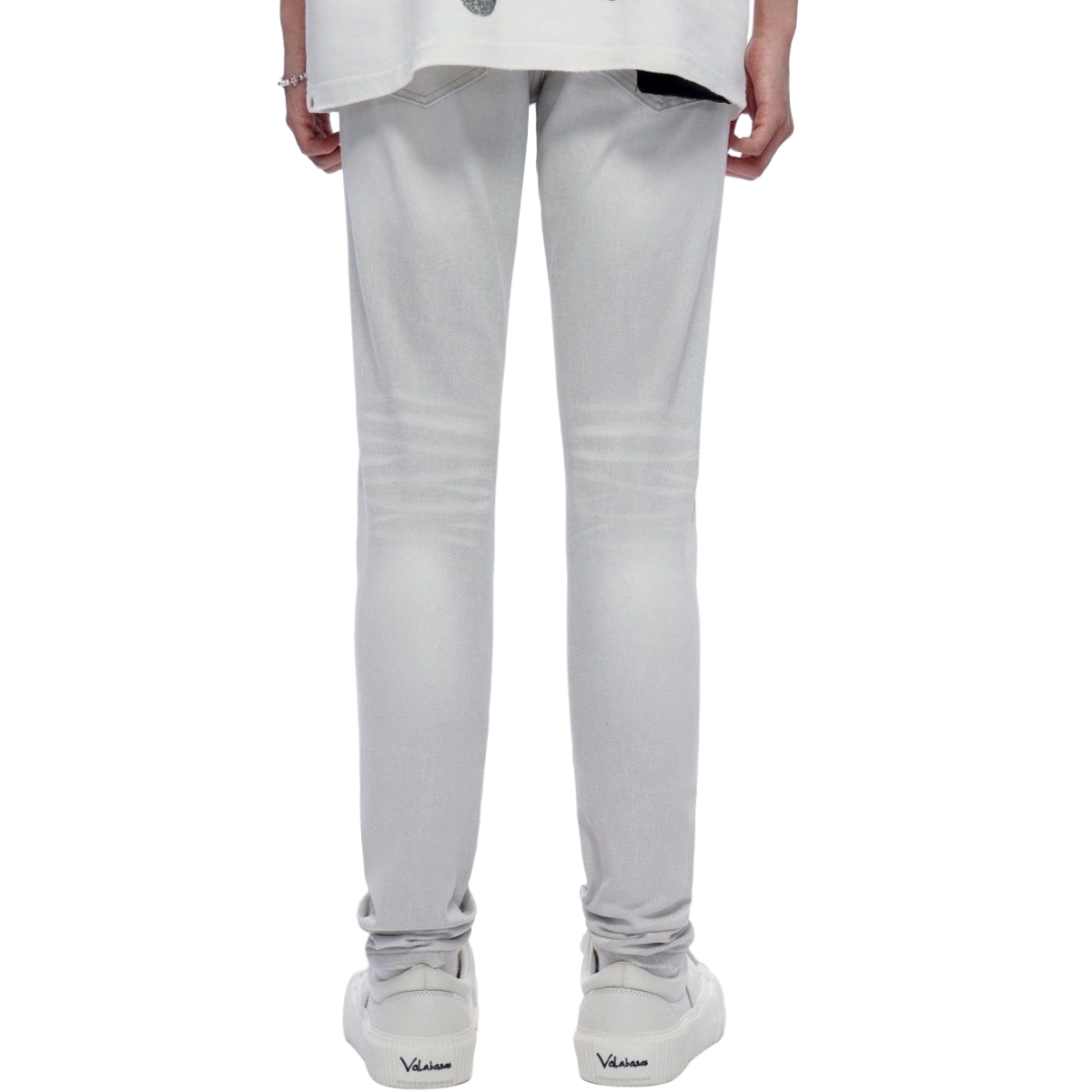 VALABASAS 'MR.FLEX' SKINNY DENIM (SNW GRY)