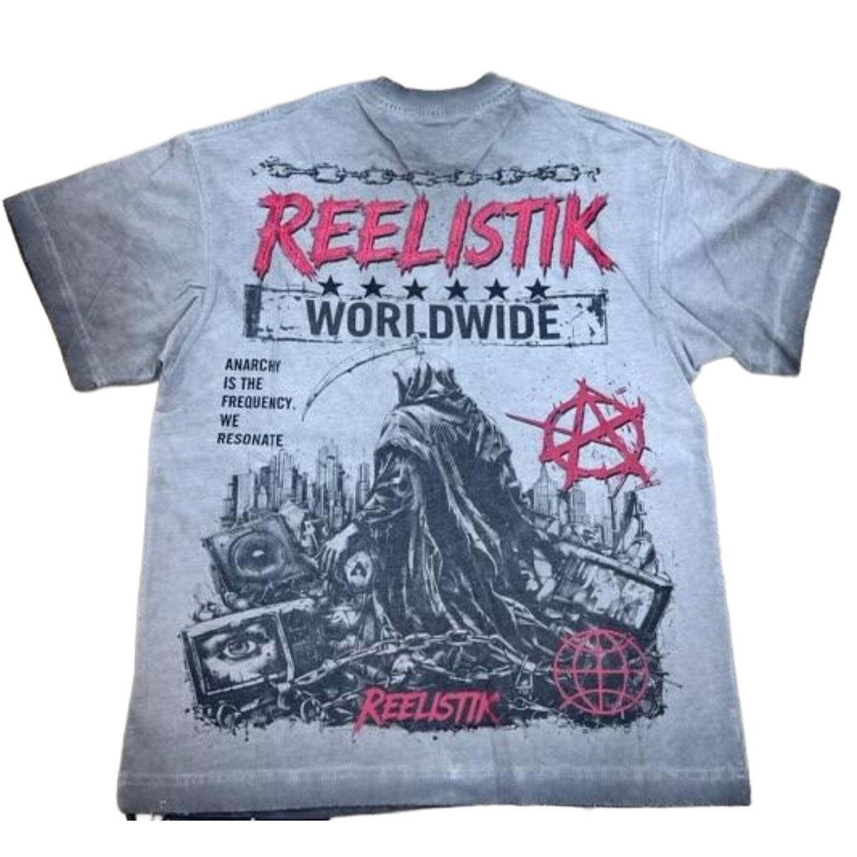 REELISTIK 'RESONATE' SS TEE (GRY)
