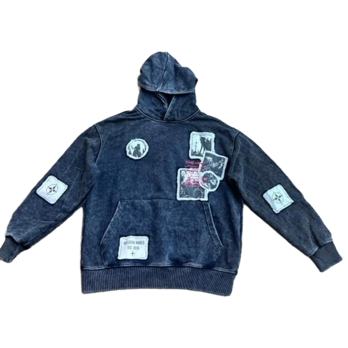 REELISTIK 'NYC STAND ALONE' HOODIE (BLK)