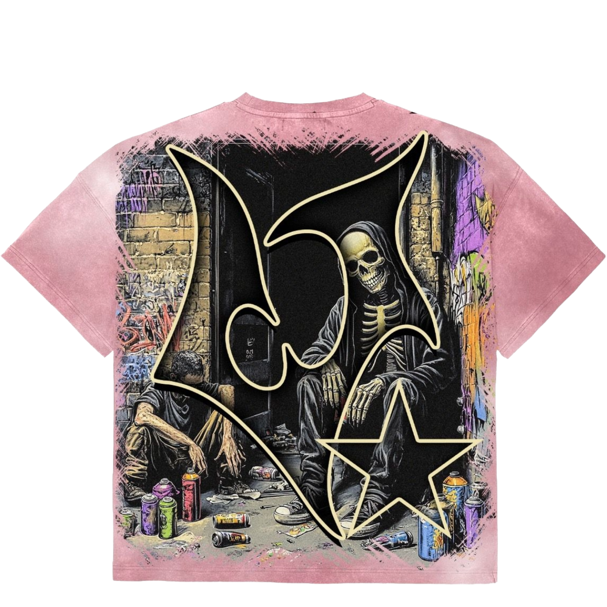 VTILTED 'GRAFFITI' SS TEE (PNK)