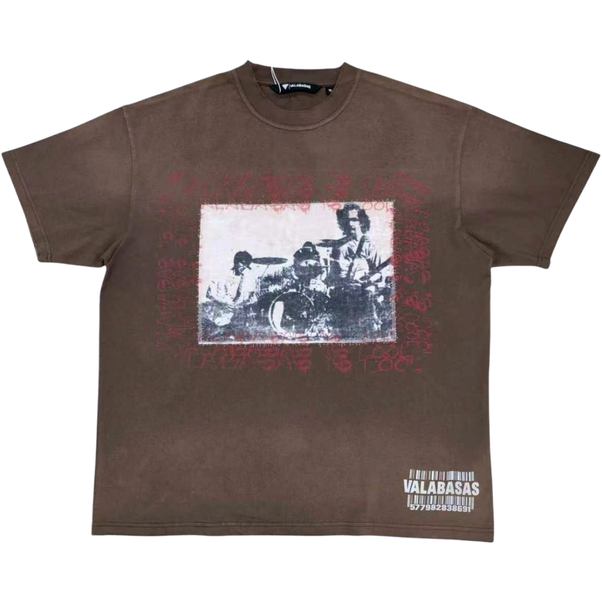 VALABASAS 'STAND OUT' SS TEE (BRWN)