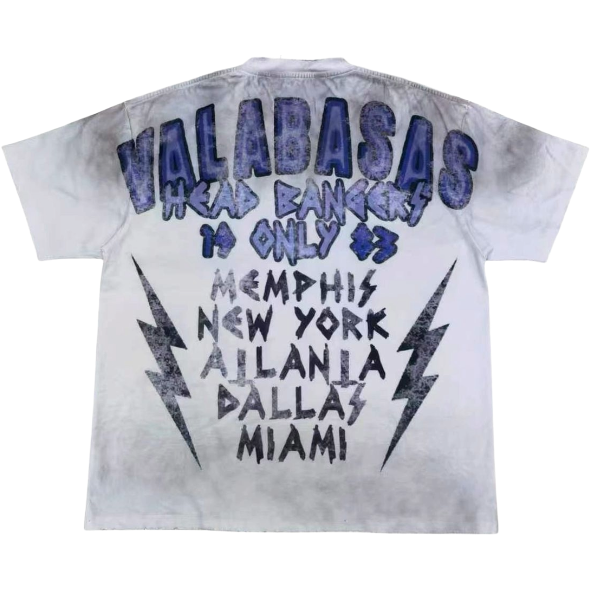 VALABASAS 'HEAD BANGERS' SS TEE (WHT)