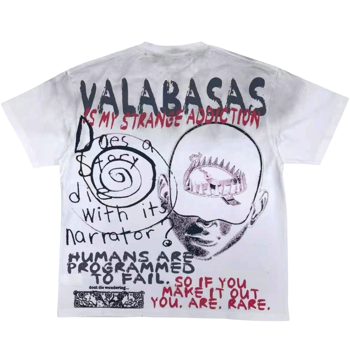 VALABASAS 'BYSTANDER' SS TEE (DTY WHT)