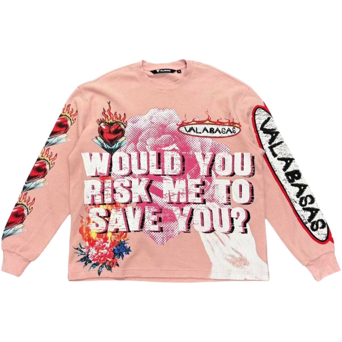 VALABASAS 'RISKY' LS THERMAL (PNK)