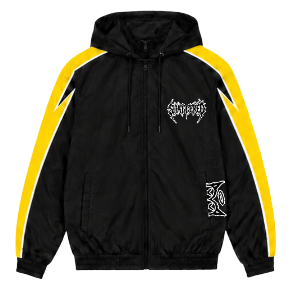 SH NYLON HOODIE (BLK/YLW)