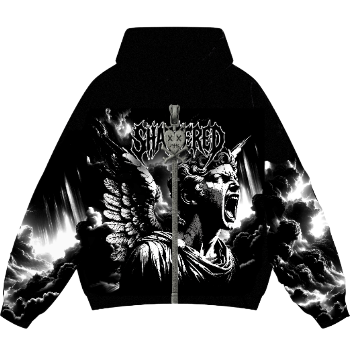 SH 'SCREAMIN' HOODIE (BLK)