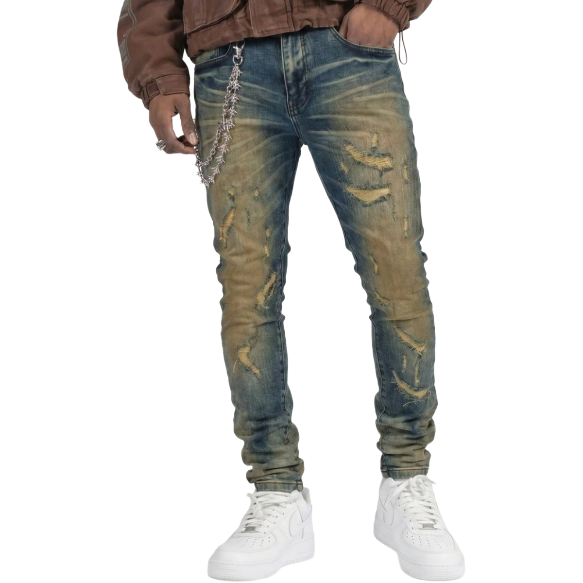 MELEE 'HEDGE' SKINNY DENIM (ERTH INDGO)