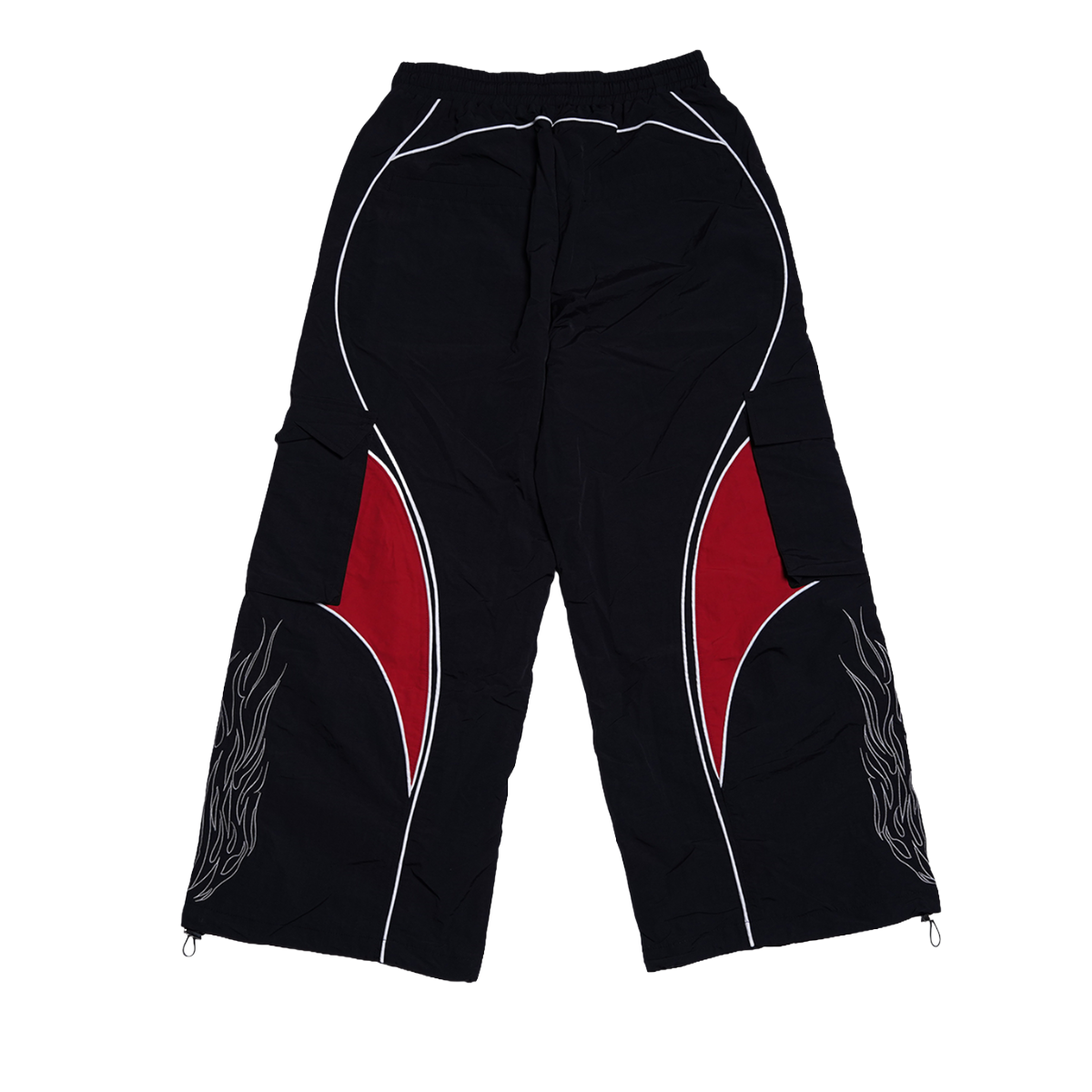 WR 'RIOT FACE' PANTS (BLK/RED)