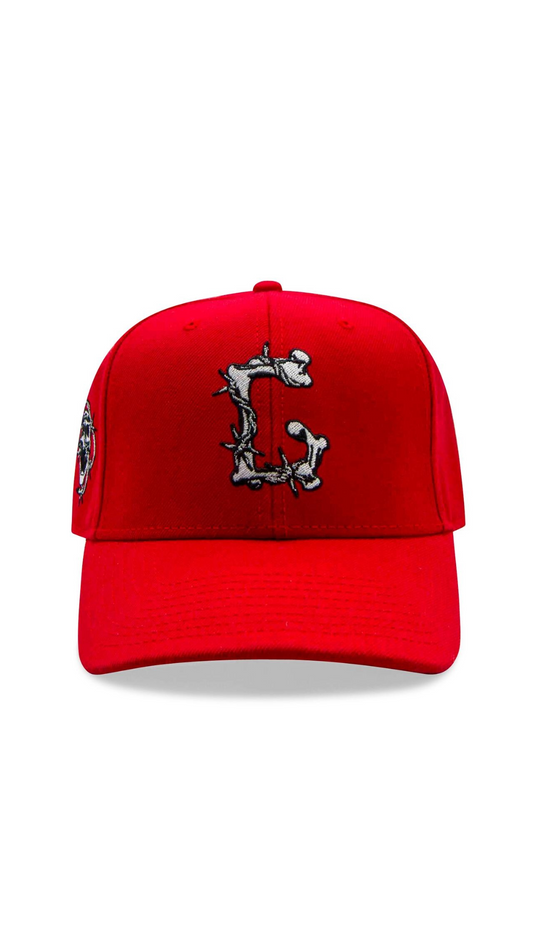 GOF RED BARBED WIRE SNAPBACK
