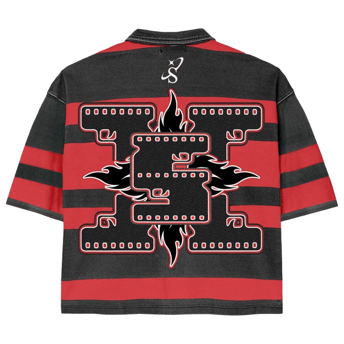SH "SUPER 9" POLO (RED/BLACK)