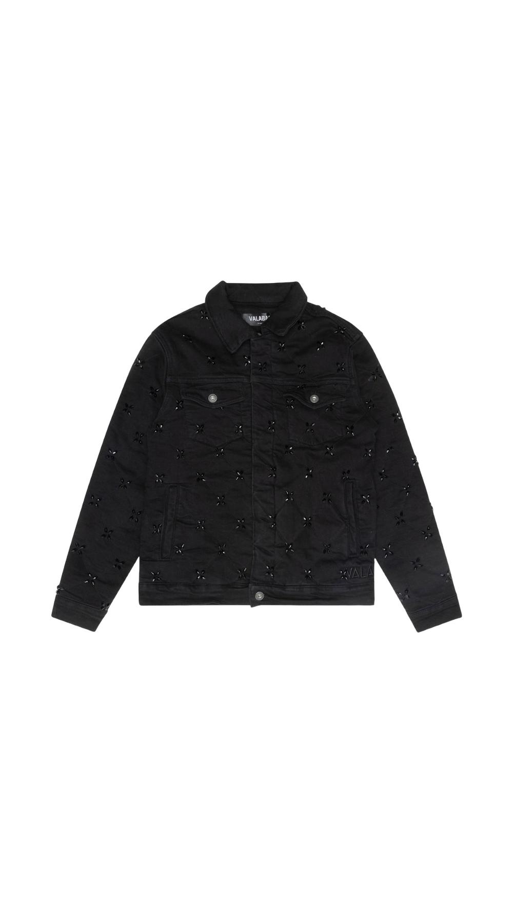 VALABASAS "INJECT" BLACK DENIM JACKET