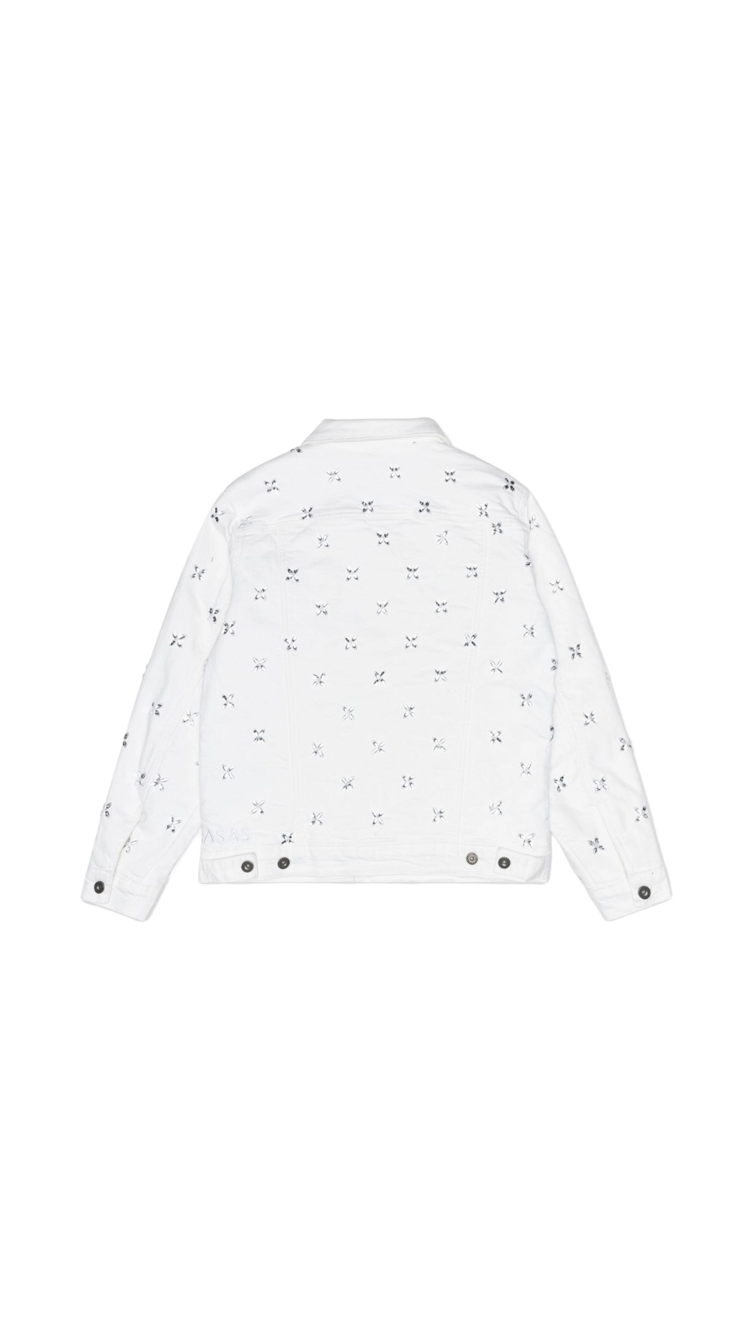 VALABASAS "INJECT" WHITE DENIM JACKET
