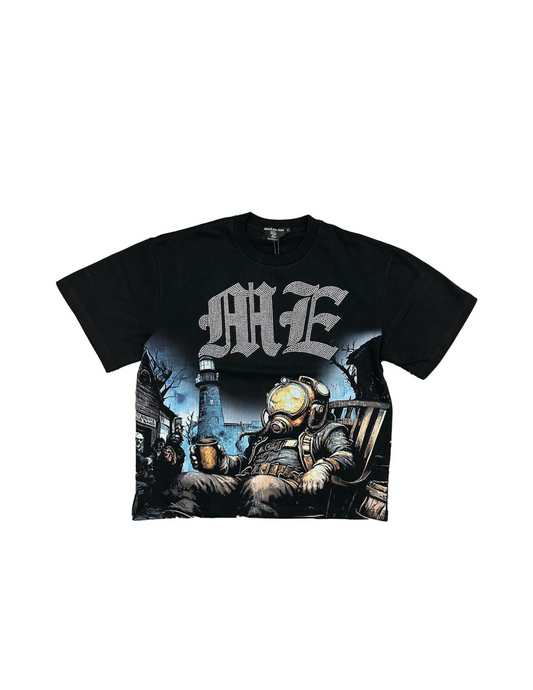 ME "ASTRONAUT" RHINESTONE TEE