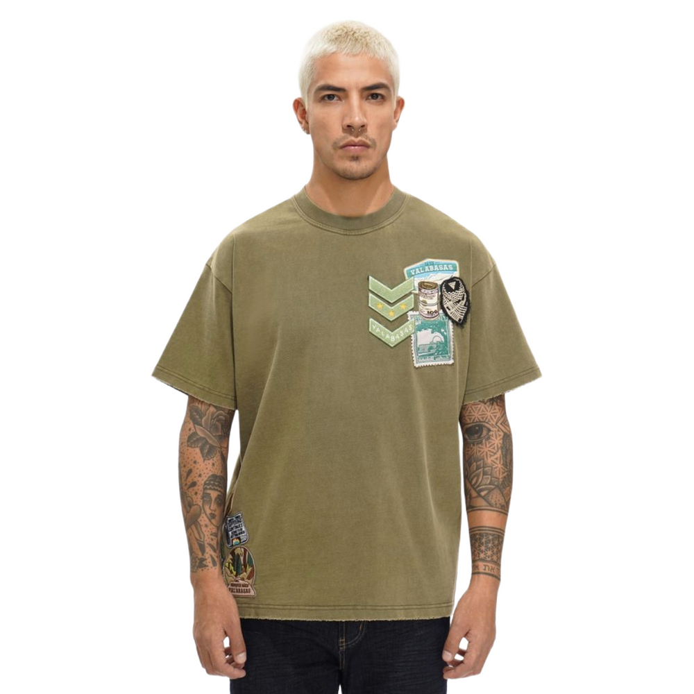 VALABASAS "NOMAD" DK GREEN TEE