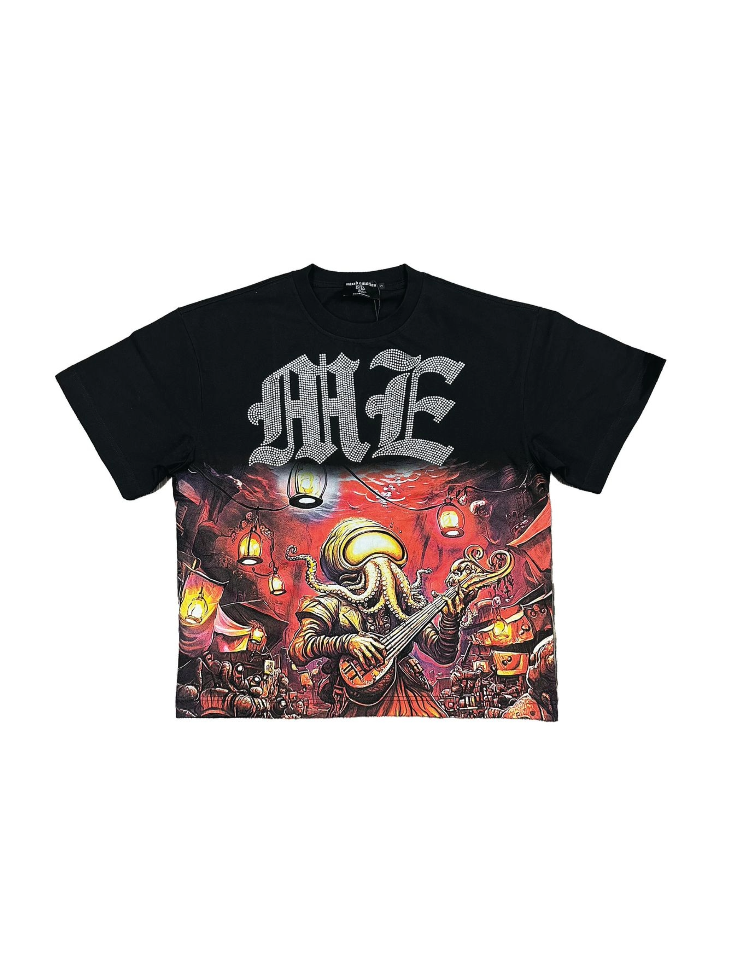 ME "OCTOPUS RHINESTONE TEE"