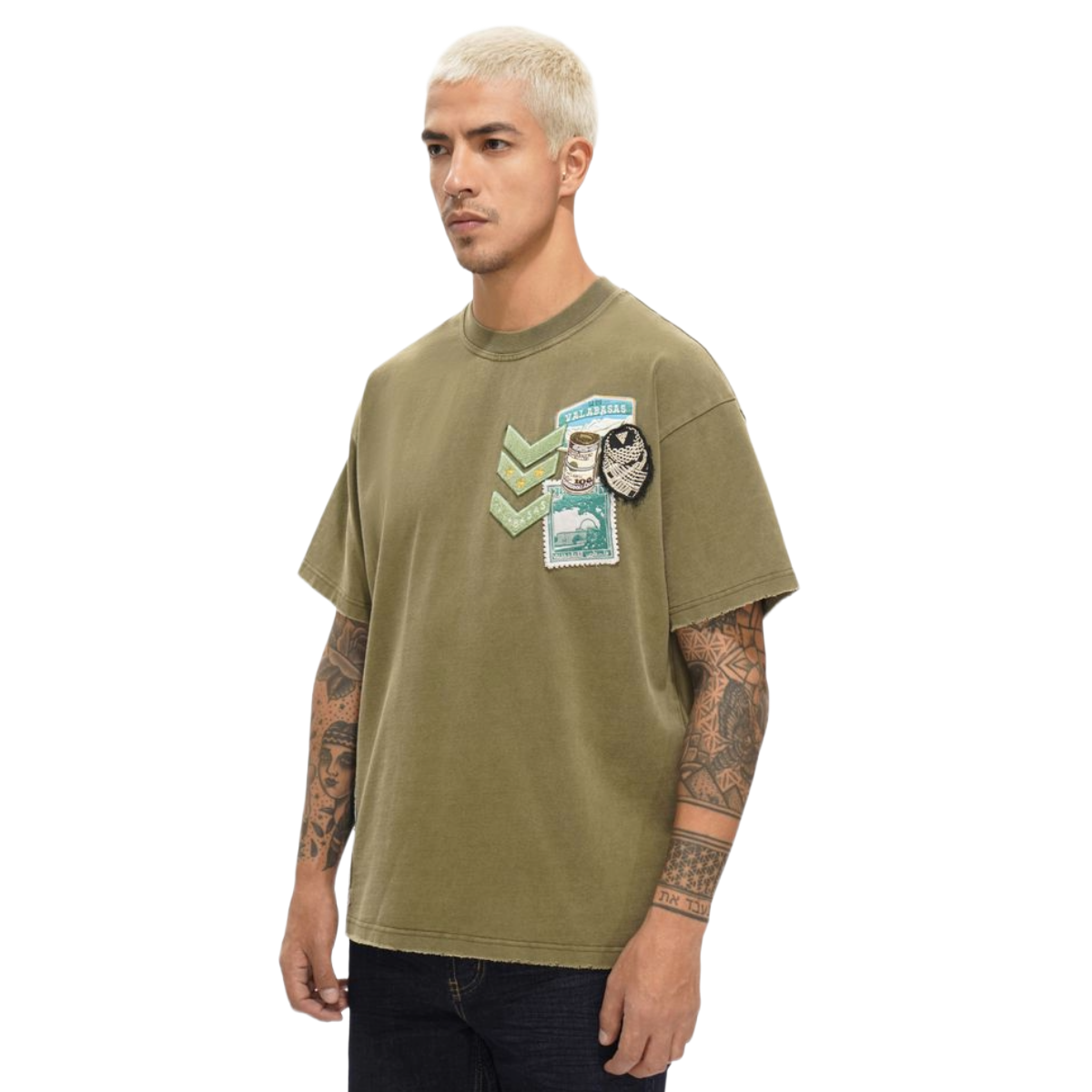 VALABASAS "NOMAD" DK GREEN TEE