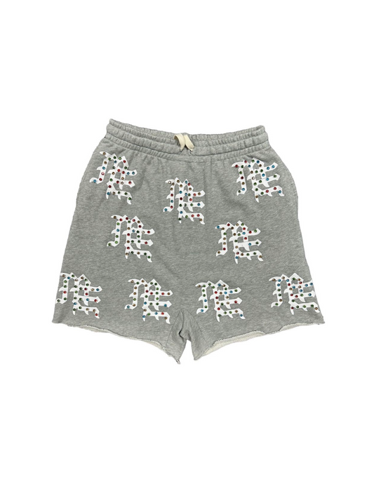 ME "GREY ME LOGO SHORTS"