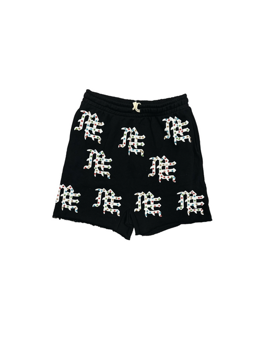 ME "BLACK ME LOGO SHORTS"