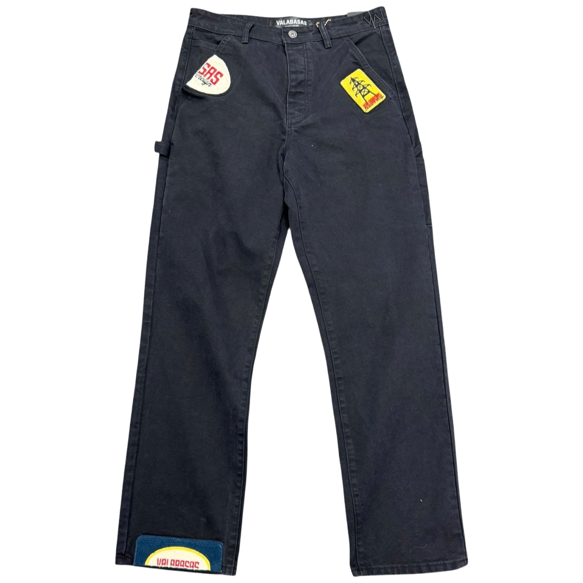 VALABASAS "STANCE" BLACK STRAIGHT DENIM