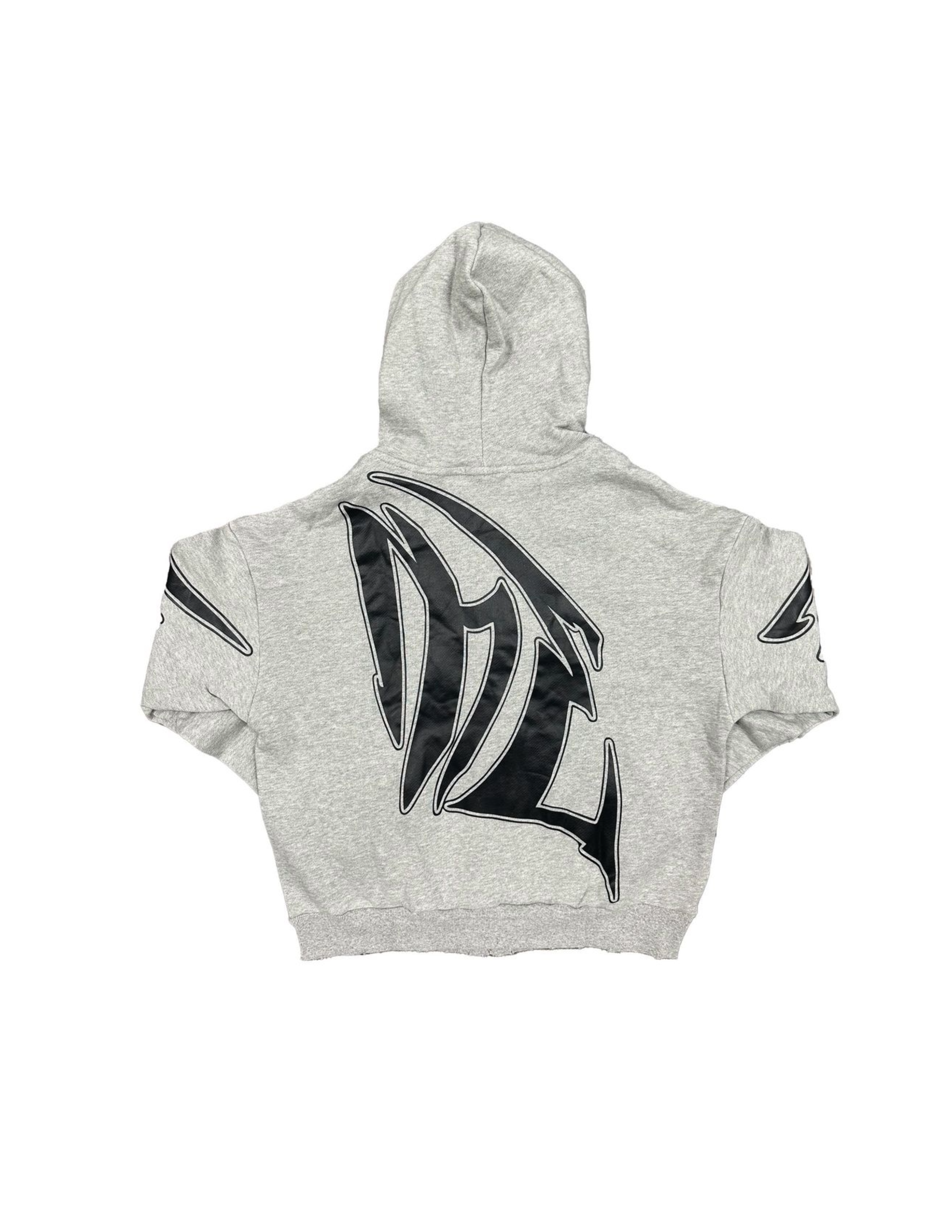 ME "GREY FADED HOODIE"