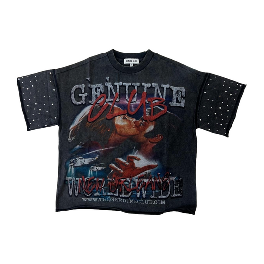 GC 'WORLDWIDE' TEE - BLACK