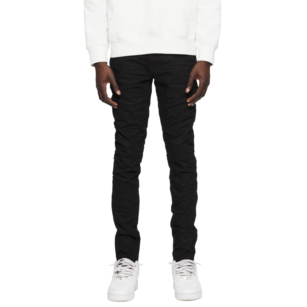 PURPLE 'BLACK RAW222' SKINNY DENIM