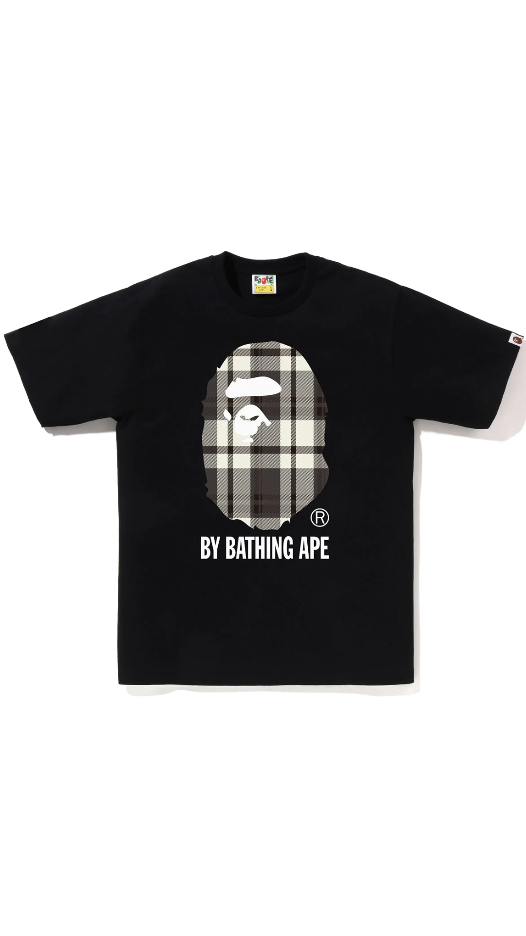 BAPE CHECK BY BATHING APE TEE (BLACK)