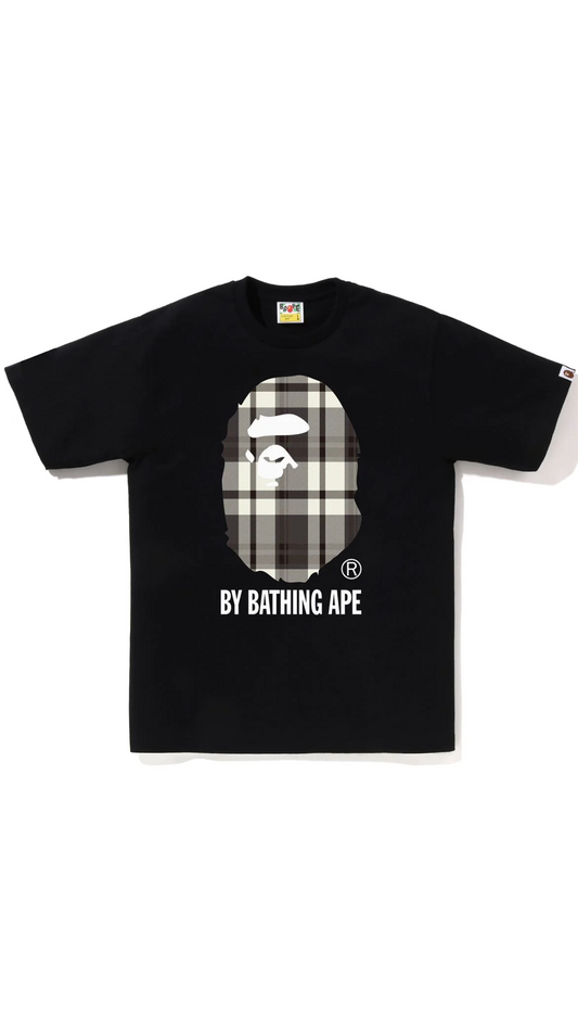 BAPE CHECK BY BATHING APE TEE (BLACK)