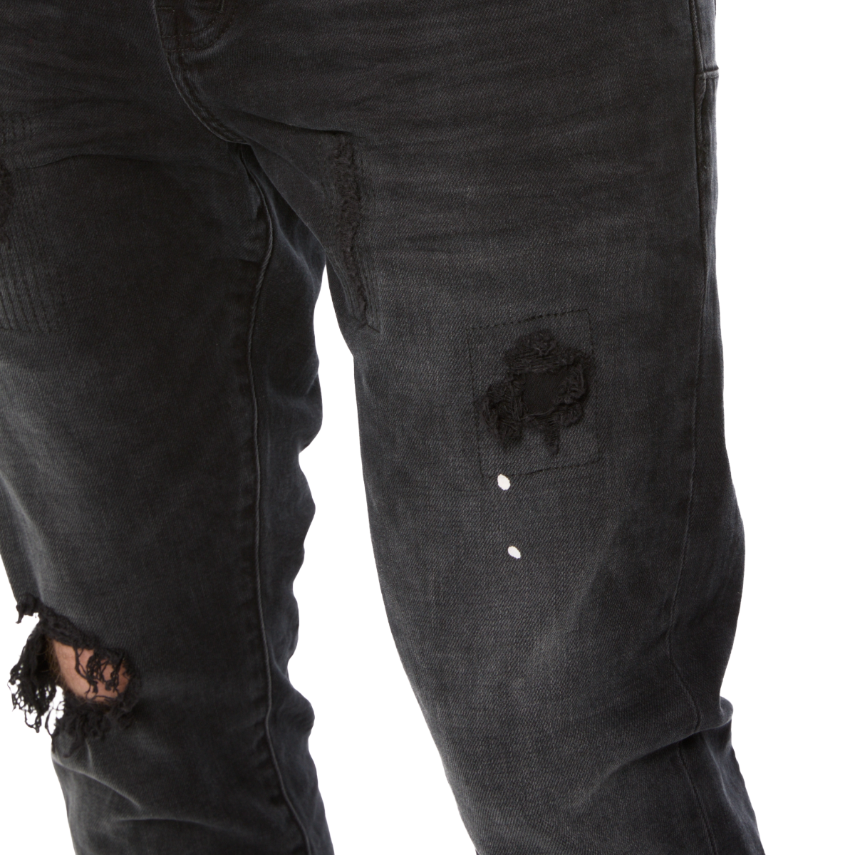 PURPLE 'DROP FIT MIDRISE' STRETCHED DENIM