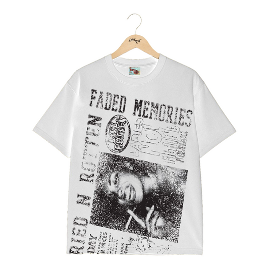 DRY ROT "FADED MEMORIES" TEE (WHITE)